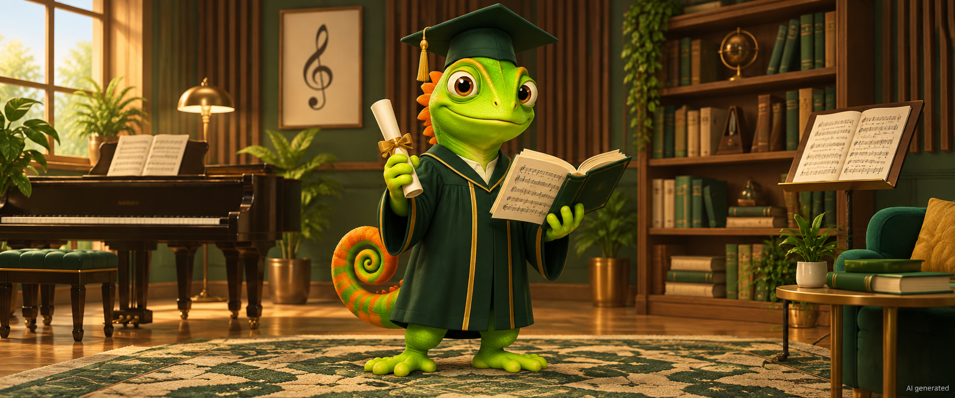 Riff, mascotte di Strade Artistiche, presenta il metodo didattico musicale